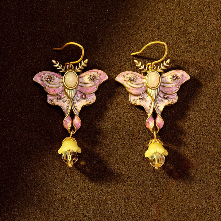 Forest Fairy Butterfly Zircon Earrings