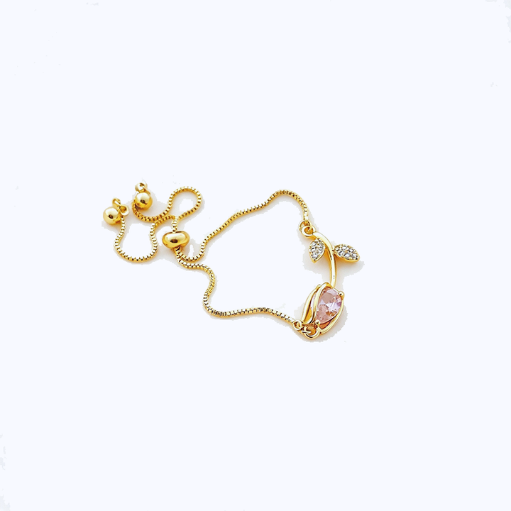 Tulip Necklace and Bracelet Set