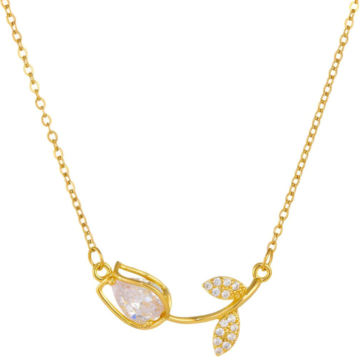 Tulip Necklace and Bracelet Set