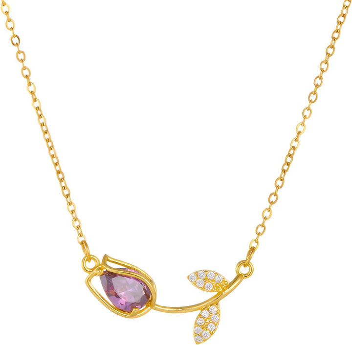 Tulip Necklace and Bracelet Set