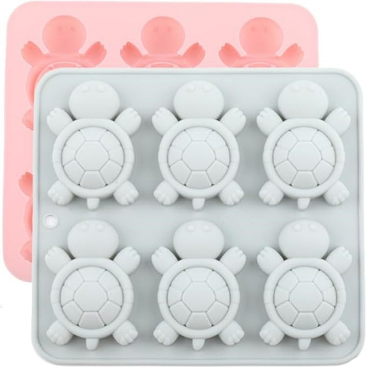 6 Cavity Turtle Silicone Mold