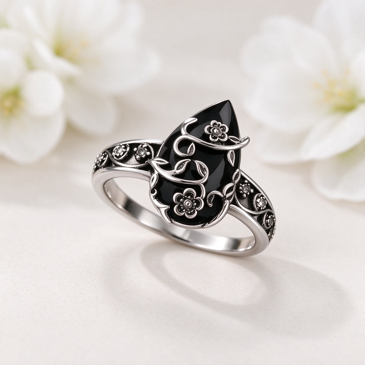 Floral Vine Statement Ring for Everyday