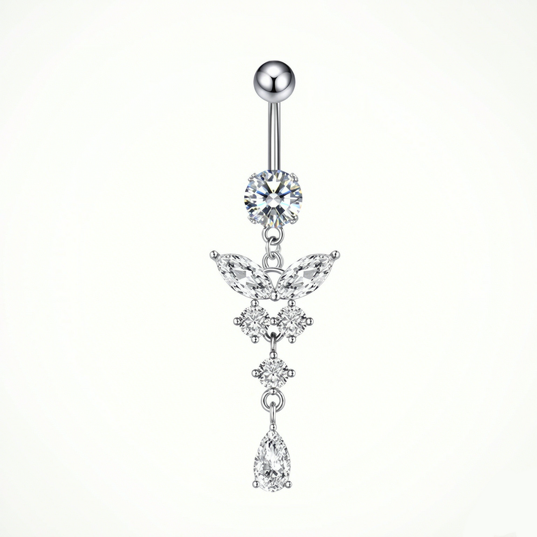 Butterfly Dangle Belly Ring