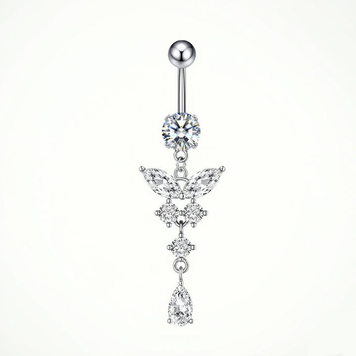 Butterfly Dangle Belly Ring
