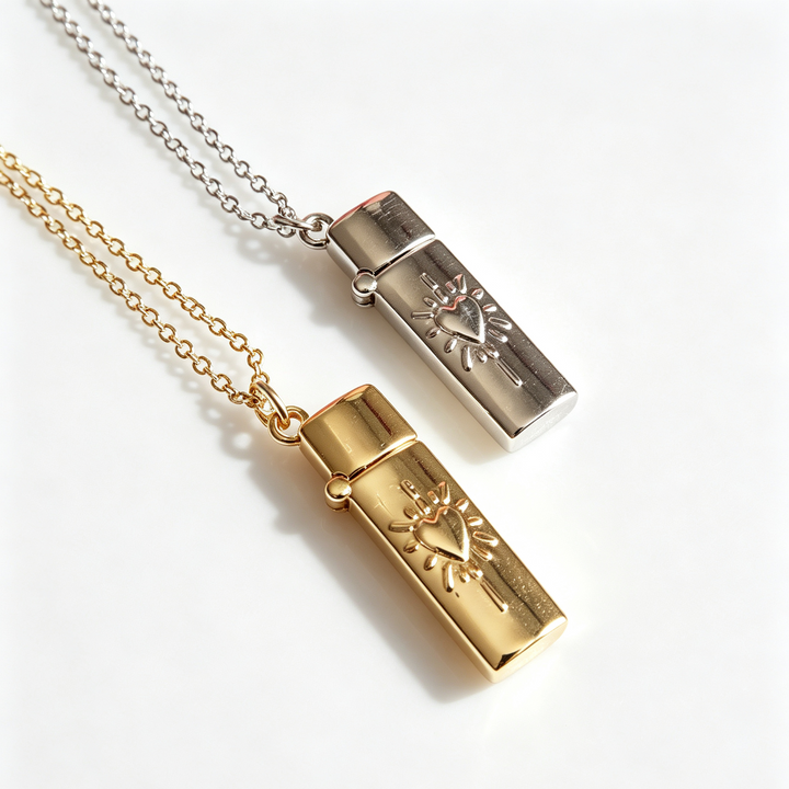 Fireheart Lighter Necklace Street Style