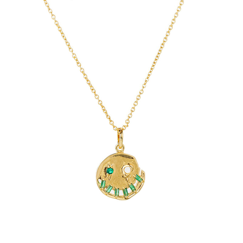 Birthstone Pumpkin Halloween Necklace