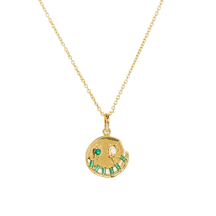 Birthstone Pumpkin Halloween Necklace