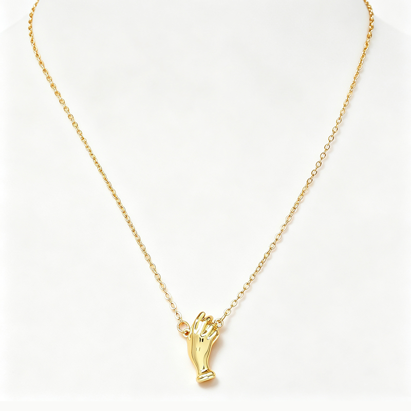 Hand Vase Necklace Brooch Gift Set