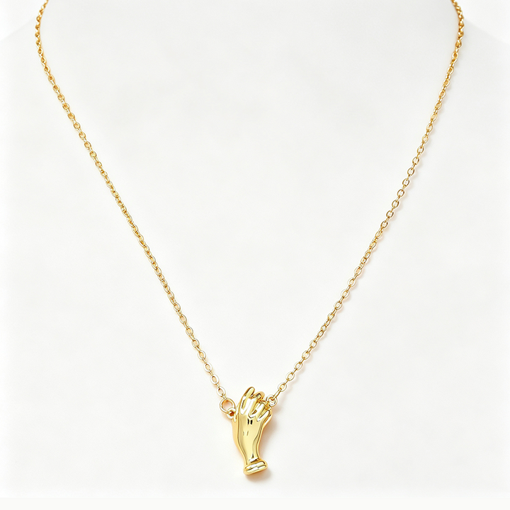 Hand Vase Necklace Brooch Gift Set