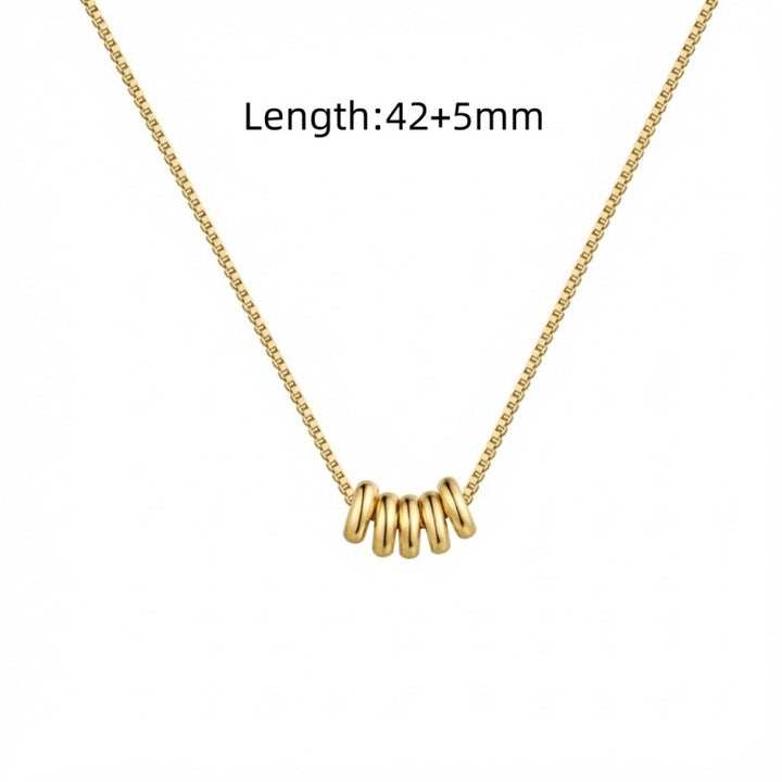 Dainty Bead Necklace Daily Wear