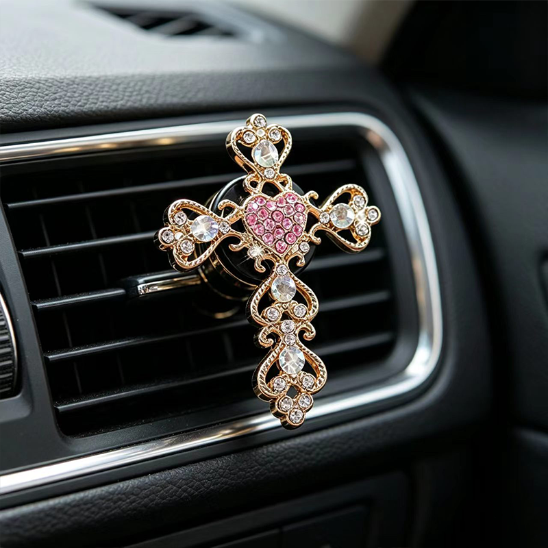 Cross-Shaped Car Fragrance Clip