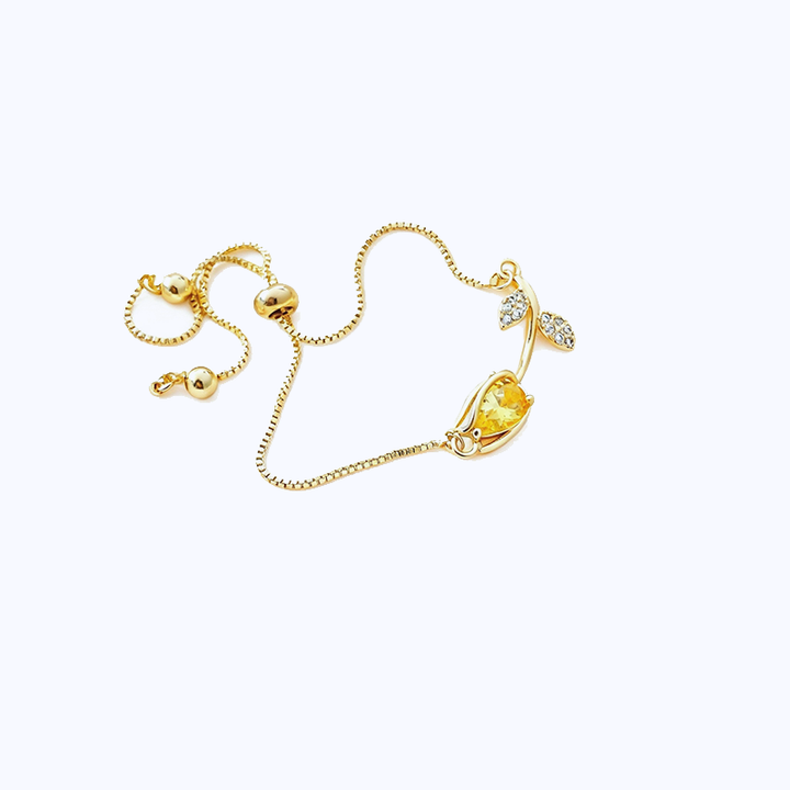 Tulip Necklace and Bracelet Set