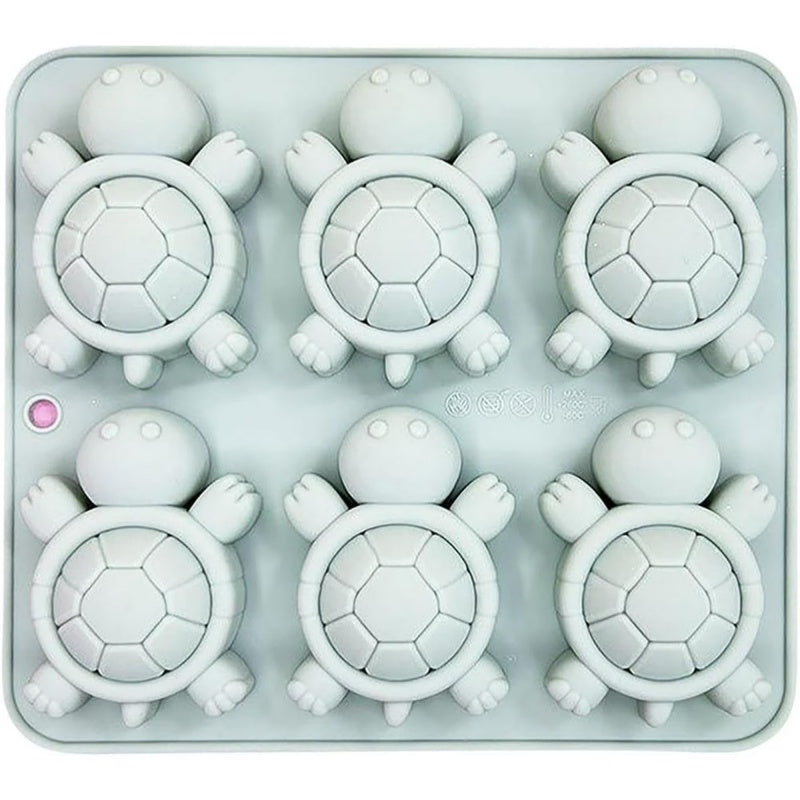 6 Cavity Turtle Silicone Mold