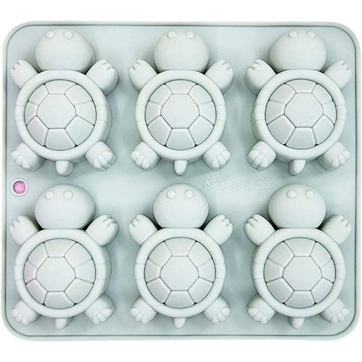 6 Cavity Turtle Silicone Mold