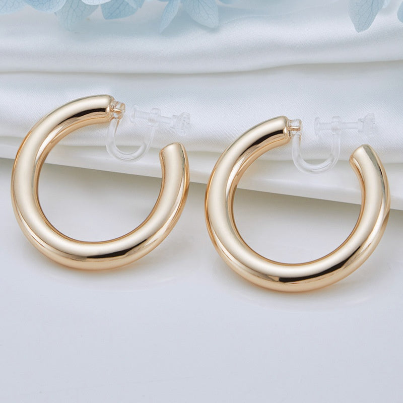 Clip On Hoop Earrings  Everyday Style