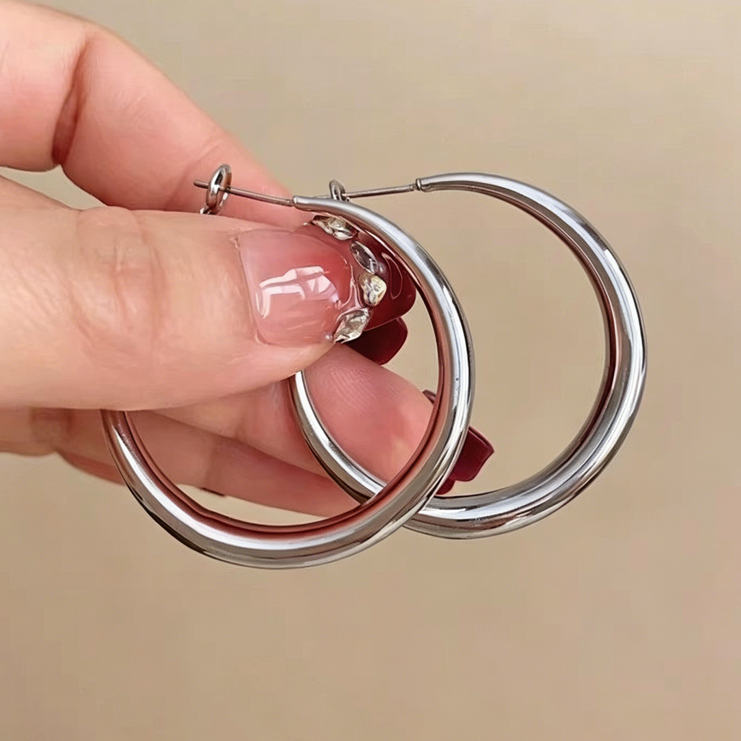 Classic Hoop Earrings Everyday Style