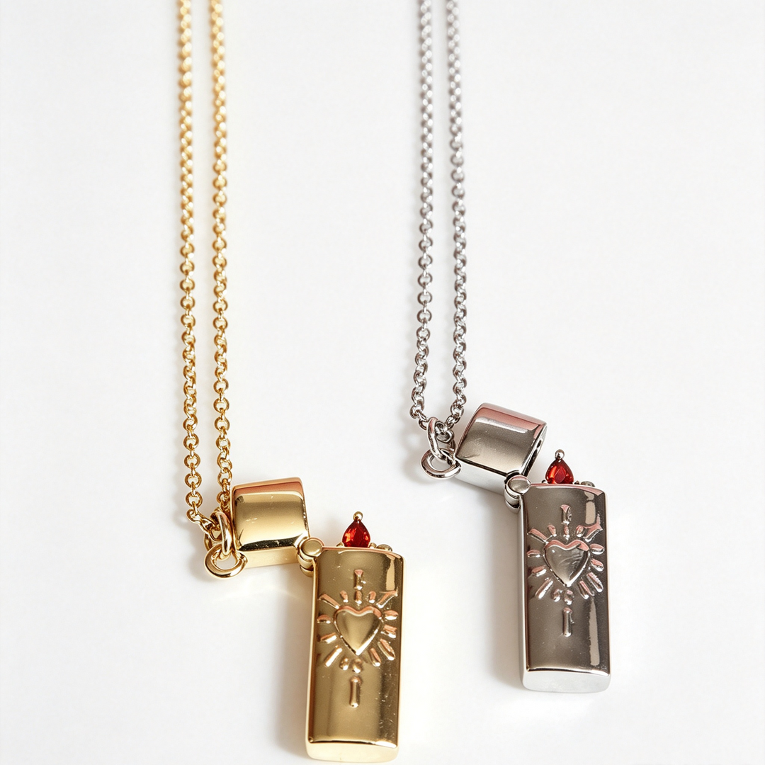 Fireheart Lighter Necklace Street Style