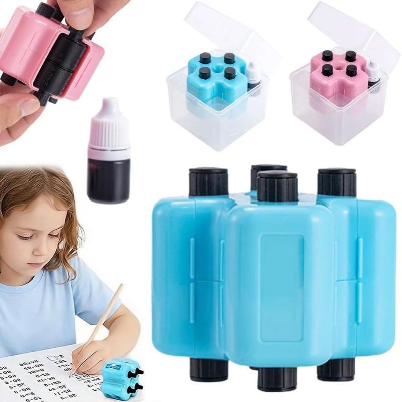 Math Stamp Roller 4 in 1 Practice Tool