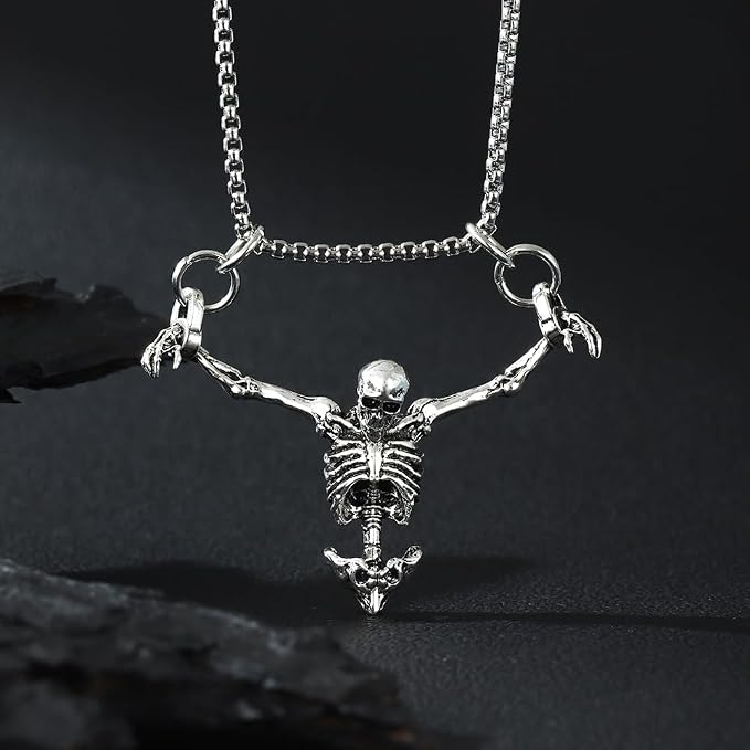 Skeleton Jewelry Matching Set Halloween Daily Outfit