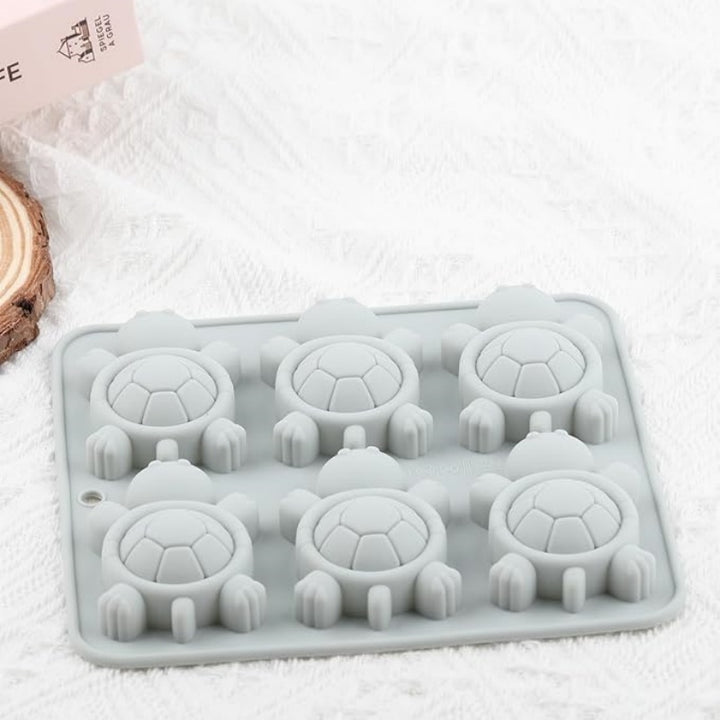 6 Cavity Turtle Silicone Mold