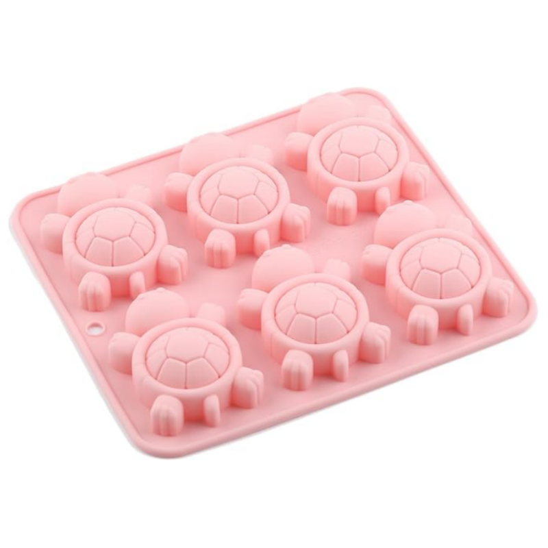 6 Cavity Turtle Silicone Mold