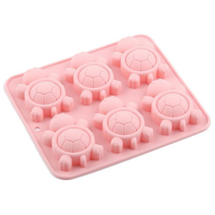 6 Cavity Turtle Silicone Mold