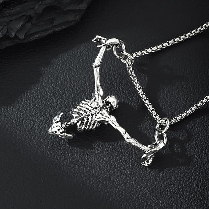 Skeleton Jewelry Matching Set Halloween Daily Outfit