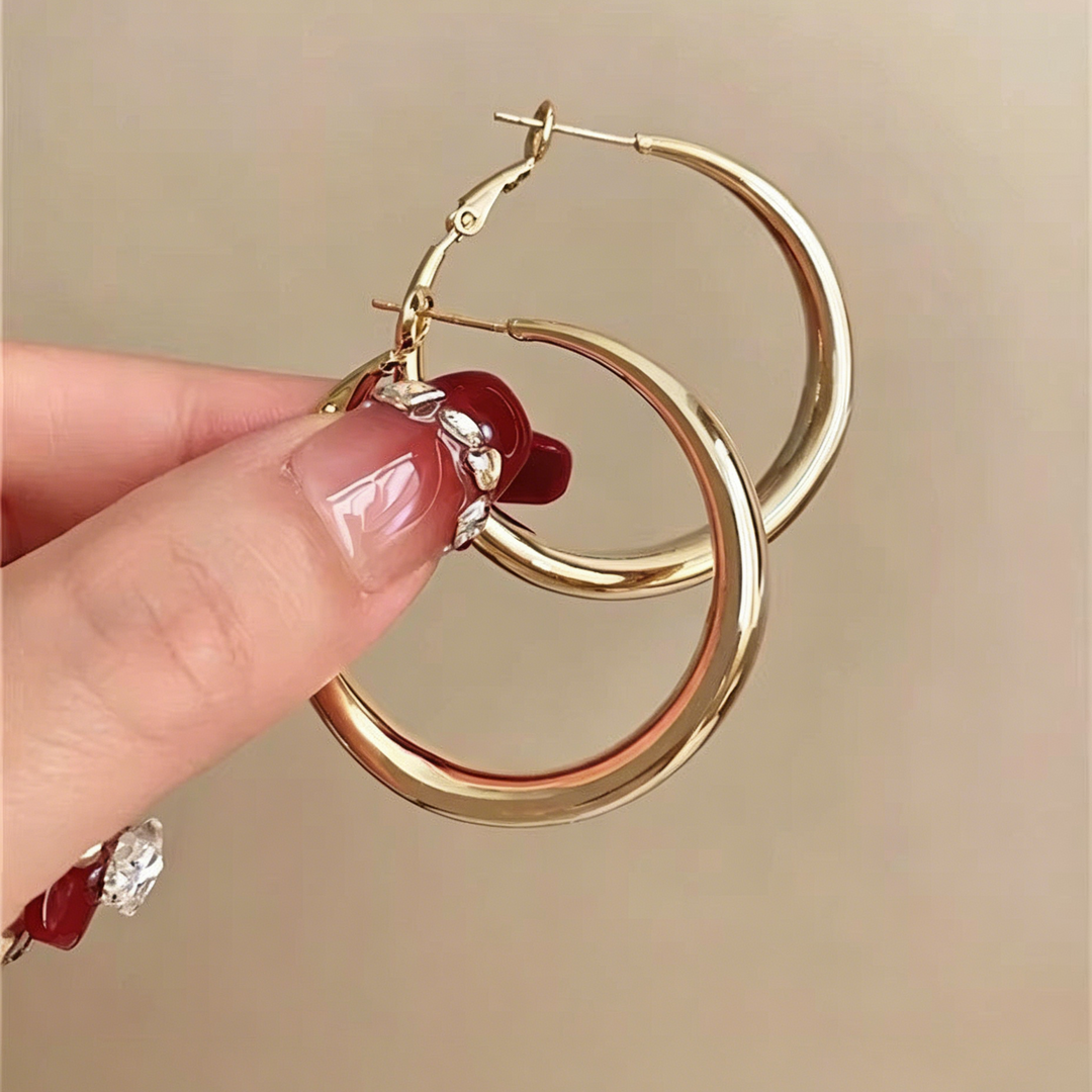 Classic Hoop Earrings Everyday Style