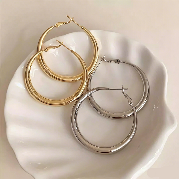 Classic Hoop Earrings Everyday Style