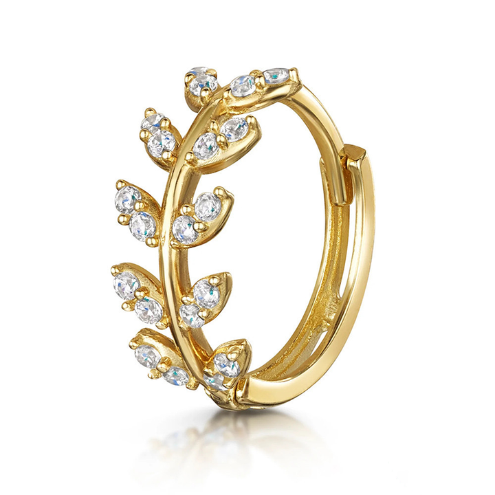 Multi Style Zircon Huggie Hoop Cartilage Piercing Earrings for Women