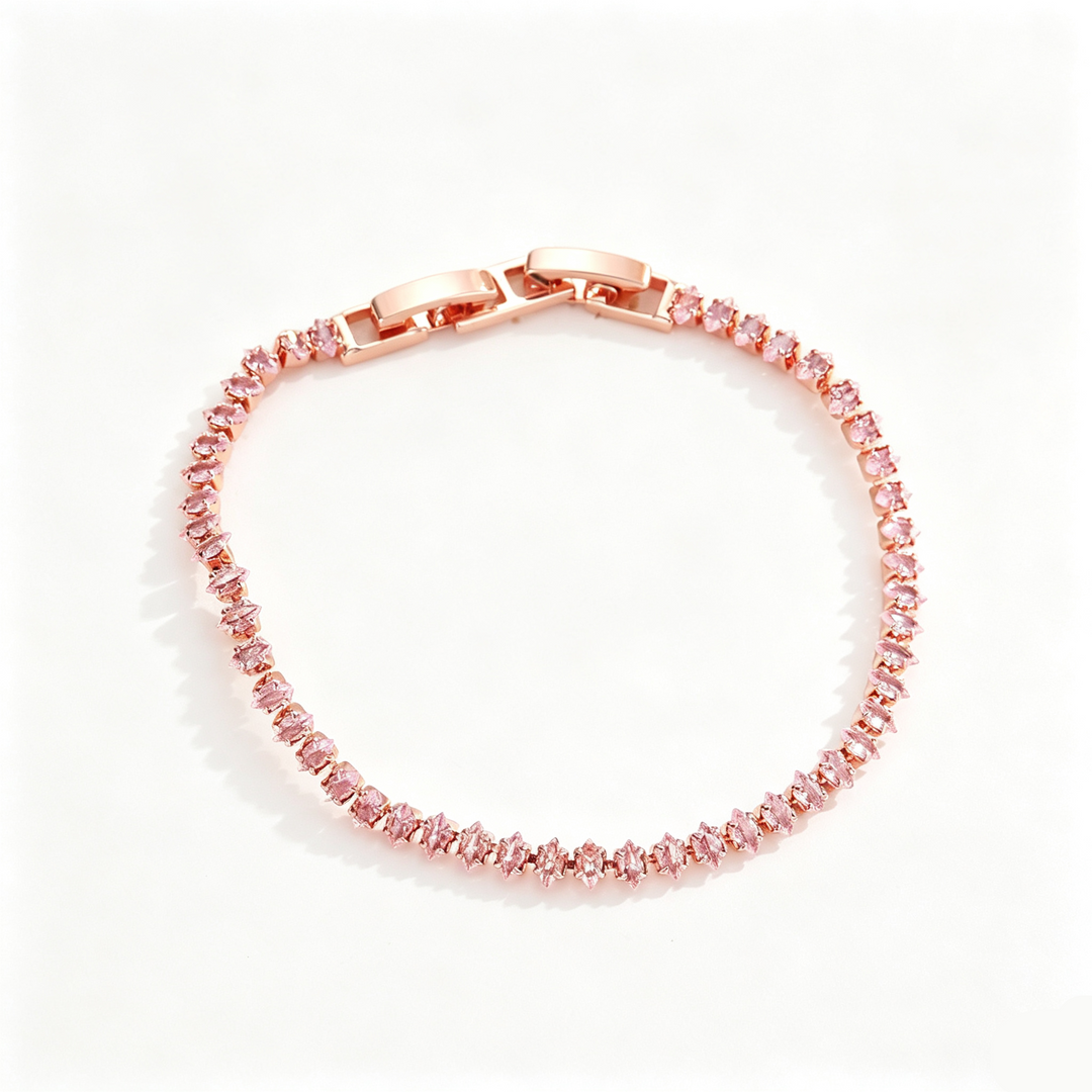 Multicolor Marquise Cut Zircon Bracelet