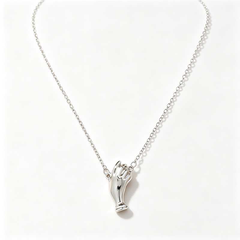 Hand Vase Necklace Brooch Gift Set