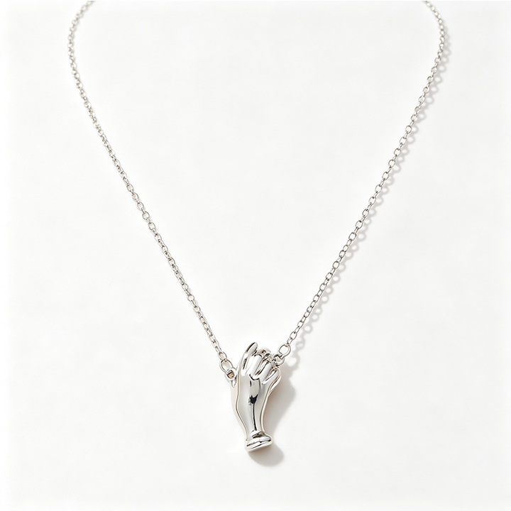 Hand Vase Necklace Brooch Gift Set
