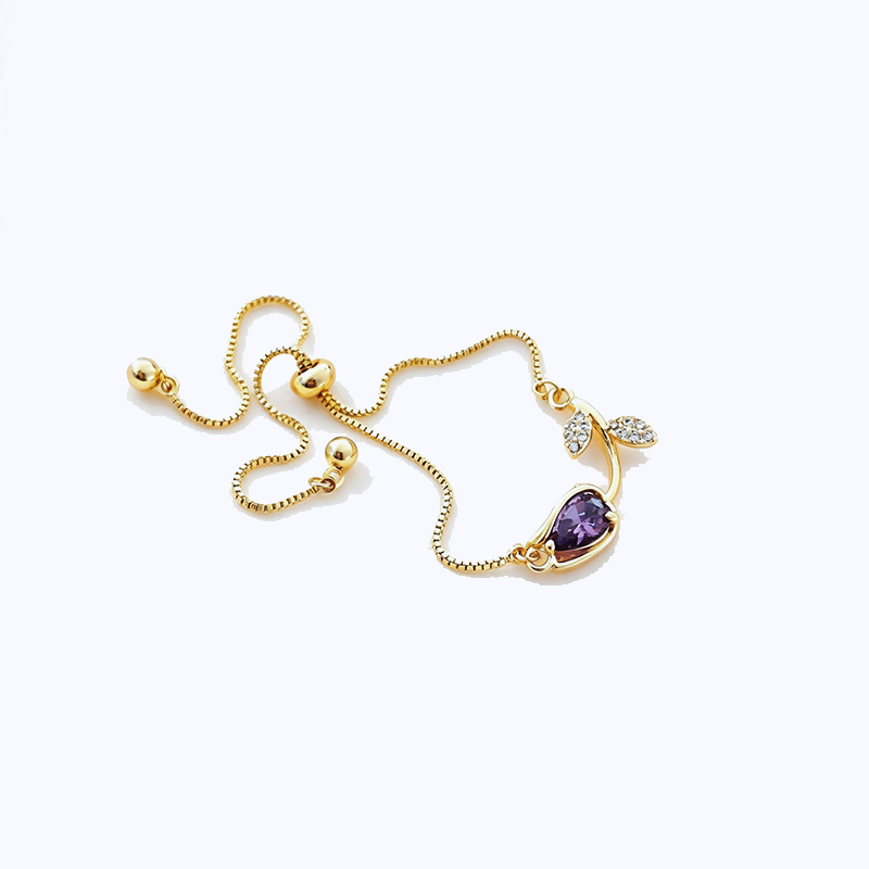 Tulip Necklace and Bracelet Set