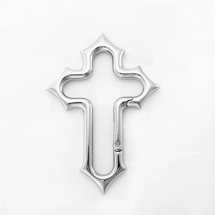 Gothic Cross Carabiner Keychain