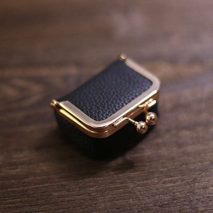 Mini PU Leather Earbud &amp; Jewelry Storage Case