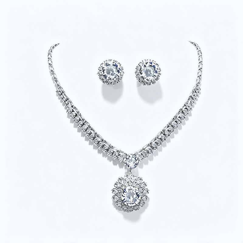Sun Circle Jewelry Set Luxury Party Look