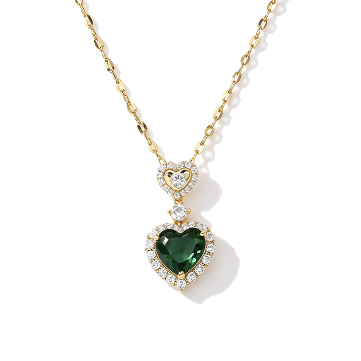 Heart Pendant Necklace Romantic Everyday Statement