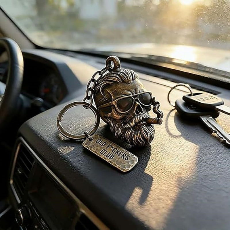 Old Guys Club Lifetime Member Keychain