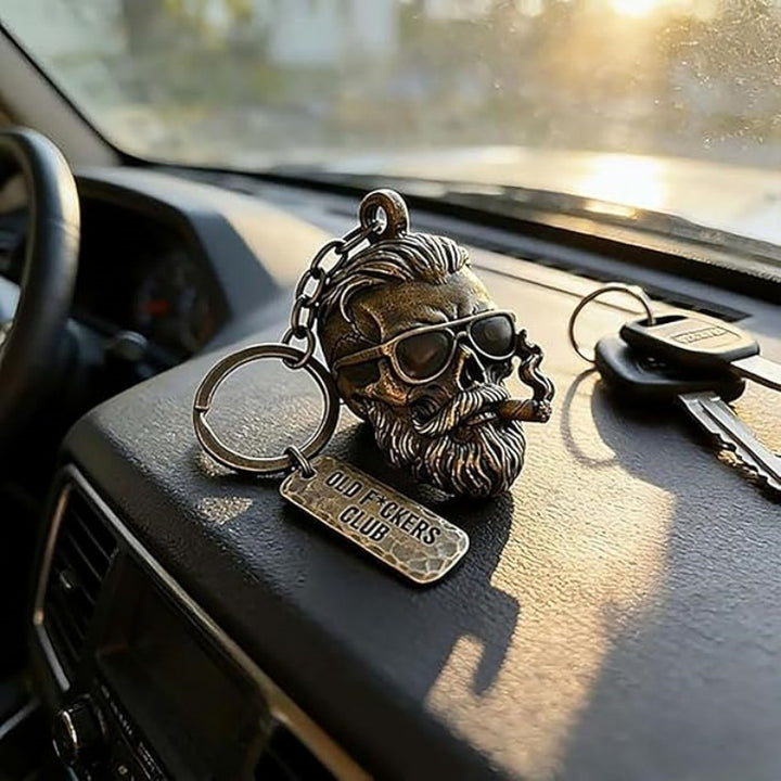Old Guys Club Lifetime Member Keychain