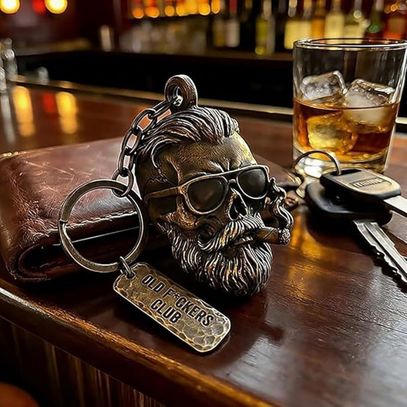 Old Guys Club Lifetime Member Keychain