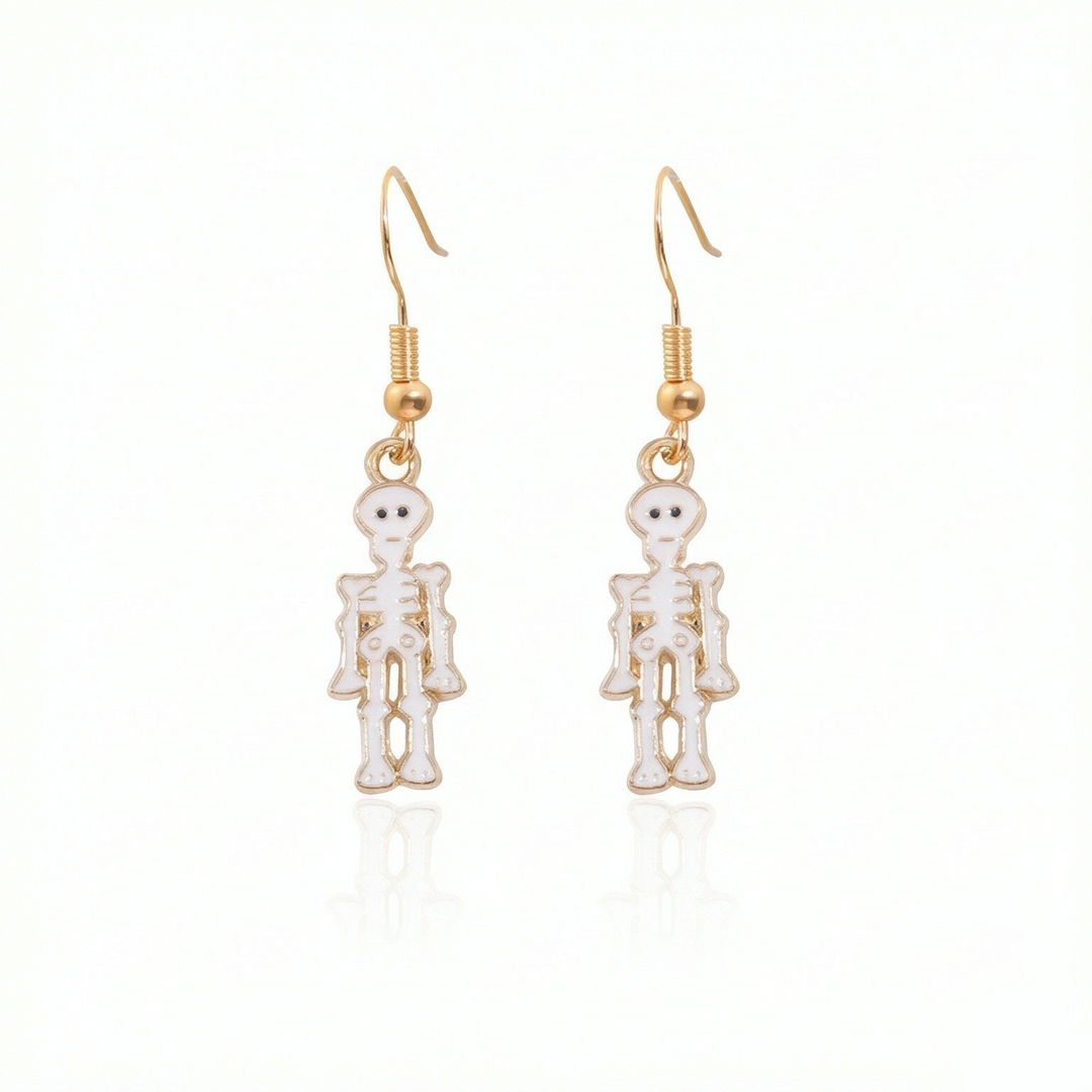 Spooky Halloween Cartoon Drop Earrings
