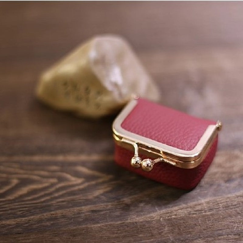 Mini PU Leather Earbud &amp; Jewelry Storage Case