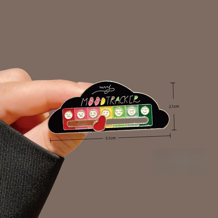 Social Battery Slider Pin Mood Brooch