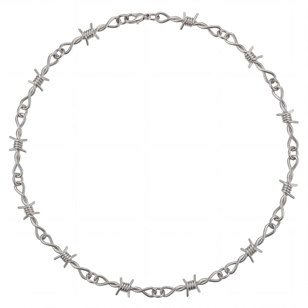 Unisex Titanium Steel Thorn Chain Necklace