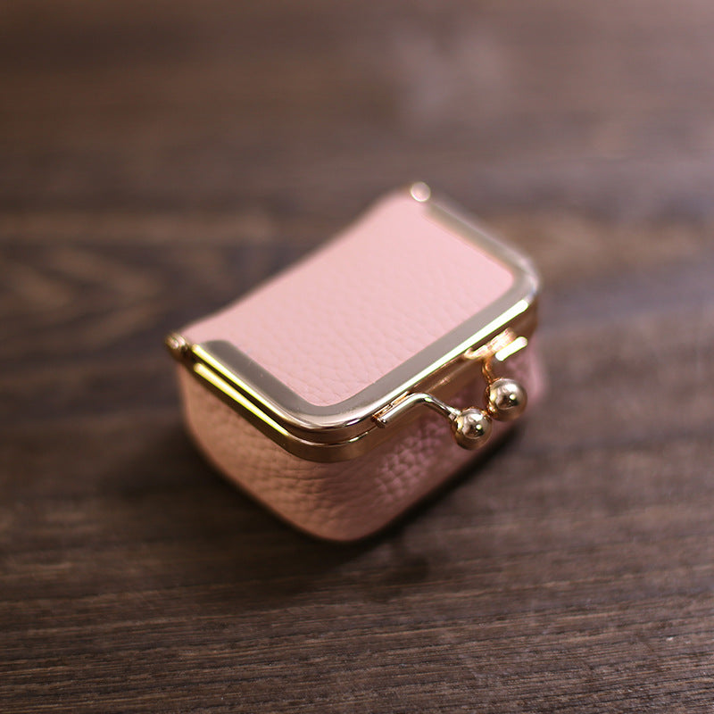 Mini PU Leather Earbud &amp; Jewelry Storage Case