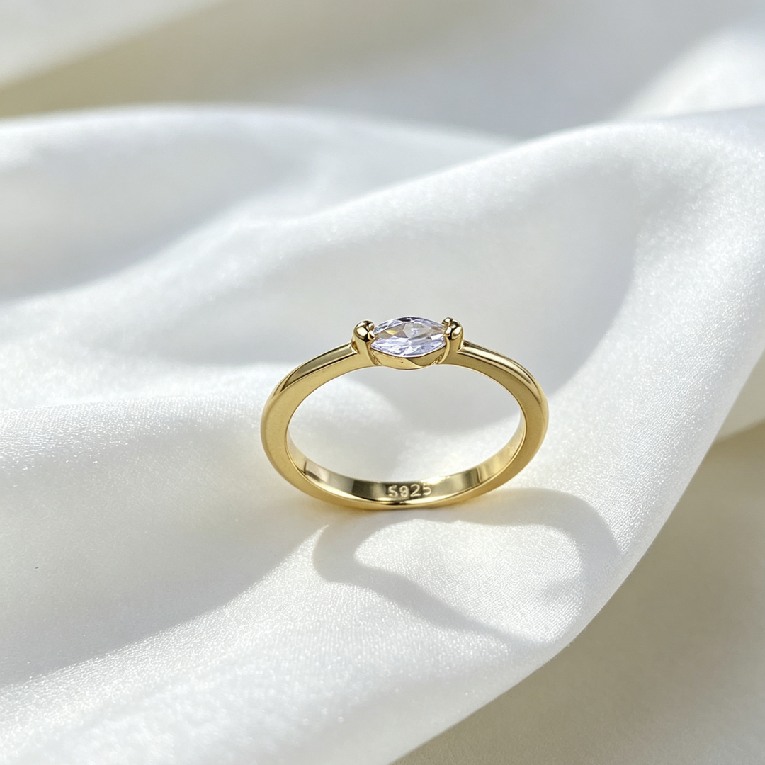 Marquise Moissanite Ring for Everyday Wear