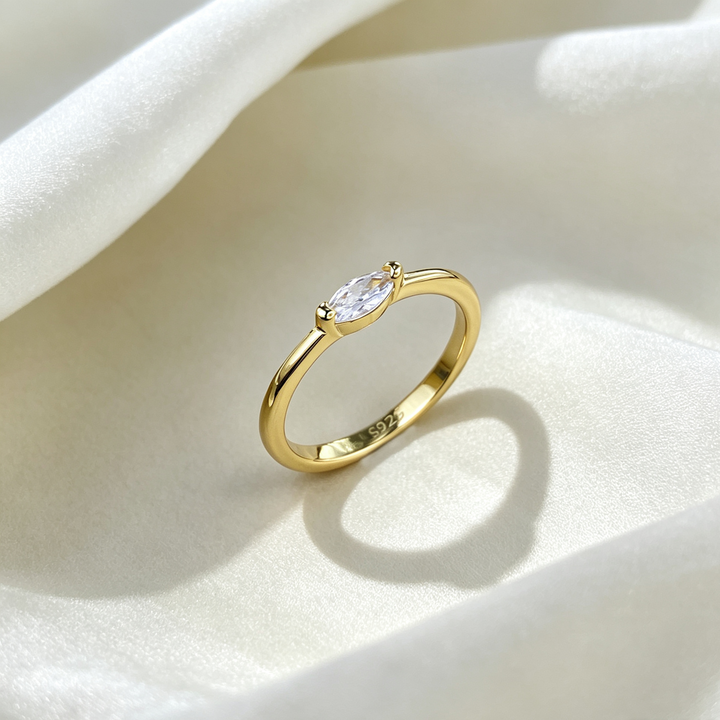 Marquise Moissanite Ring for Everyday Wear