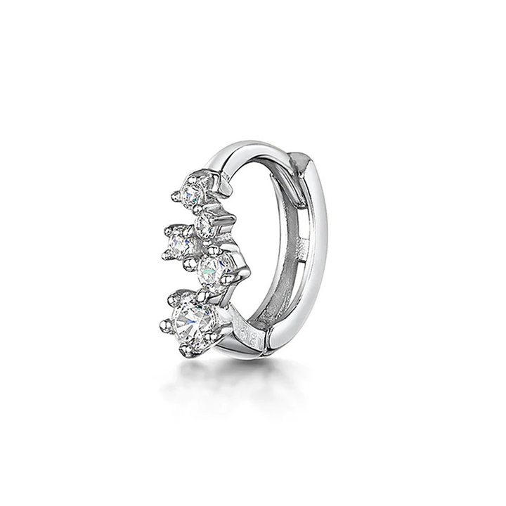 Multi Style Zircon Huggie Hoop Cartilage Piercing Earrings for Women