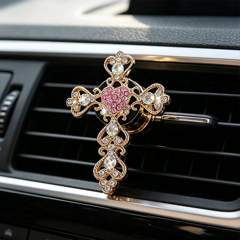 Cross-Shaped Car Fragrance Clip